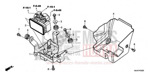 MODULATORE ABS CB500FAG di 2016